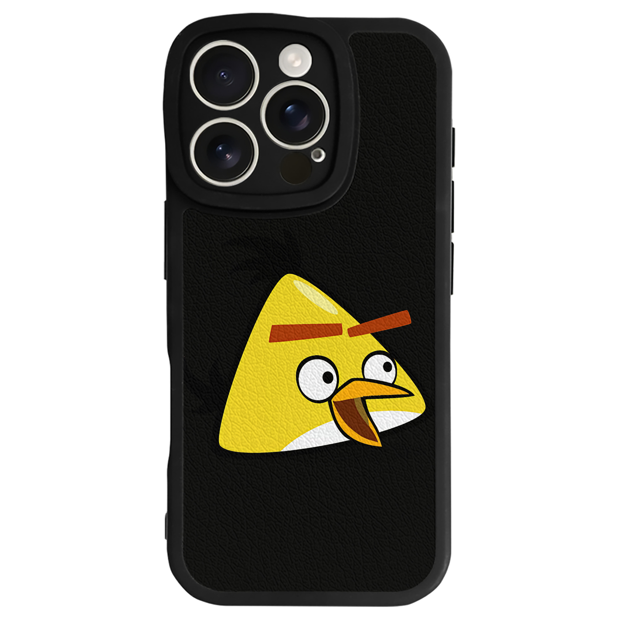 （画像用） Angry Birds アングリーバード 【iPhone 16シリーズ対応】シリコンスマホケース（レザー調） 材質：シリコン